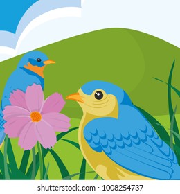 Spring nature design
