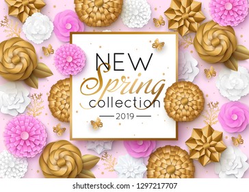 Spring new collection banner layout