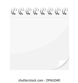 spring notepad detailed icon