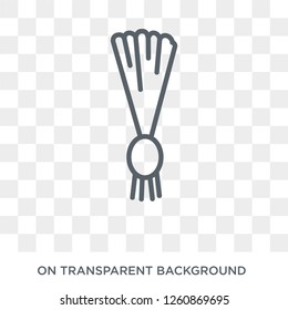 Spring onion icon. Spring onion design concept from Fruit and vegetables collection. Simple element vector illustration on transparent background.