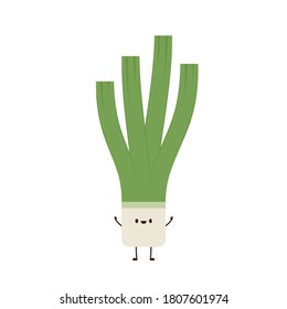 Spring Onions Character Spring Onions Vector Stock Vector (Royalty Free ...