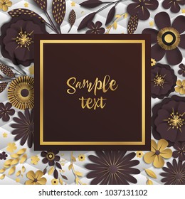 spring paper flowers with realistic shadow to banner or promotions. Background with anemones can be used for a magazine, web, advertising.



