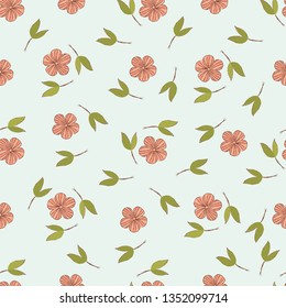 SPRING PAPER Season Nature Flower Seamless Pattern for Print Fabric and Digital Paper