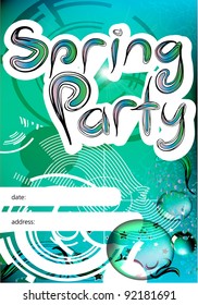 Spring Party Poster