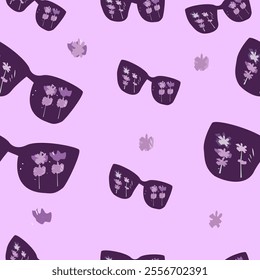 spring pattern for different types of design on the theme of spring and flowers