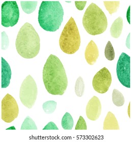 Patrón de primavera. Color verde moderno. Textura de color de agua. Formas verdes sobre fondo blanco.