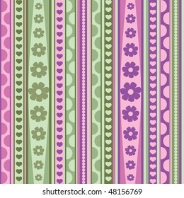 spring  pattern, seamless, vector