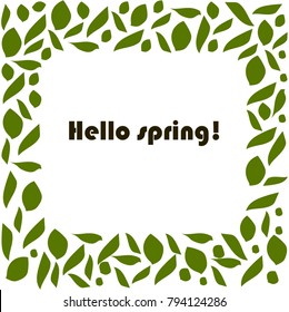 Spring pattern. Vector illustration.