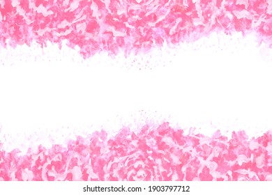 spring pink color flower abstract or natural vintage watercolor hand paint background, vector illustration, pink rose image