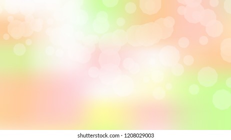 Spring pink peach gradient background. Light blurry gradient pattern.  Elegant peach colors. Soft colors. Blurred pink, peach bokeh background. Sunrise landscape. Colorful blurry gradient holography.