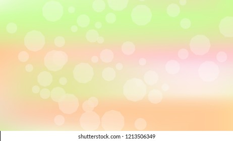 Spring pink peach gradient background. Light blurry gradient pattern.  Elegant peach colors. Soft colors. Blurred pink, peach bokeh background. Sunrise landscape. Colorful blurry gradient holography.