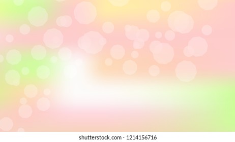 Spring pink peach gradient background. Light blurry gradient pattern.  Elegant peach colors. Soft colors. Blurred pink, peach bokeh background. Sunrise landscape. Colorful blurry gradient holography.