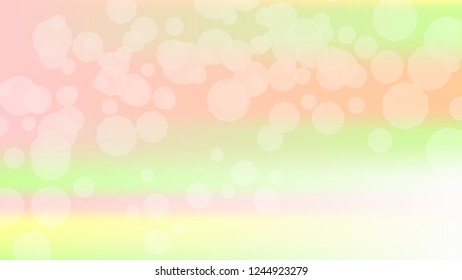 Spring pink peach gradient background. Light blurry gradient pattern.  Elegant peach colors. Soft colors. Blurred pink, peach bokeh background. Sunrise landscape. Colorful blurry gradient holography.
