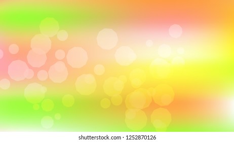 Spring pink peach gradient background. Light blurry gradient pattern.  Elegant peach colors. Soft colors. Blurred pink, peach bokeh background. Sunrise landscape. Colorful blurry gradient holography.