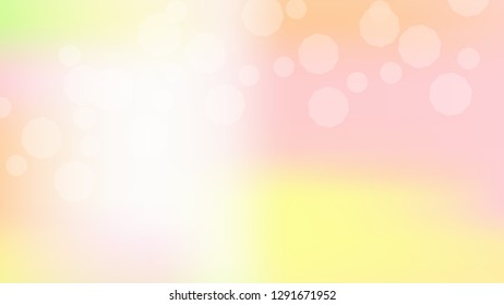 Spring pink peach gradient background. Light blurry gradient pattern.  Elegant peach colors. Soft colors. Blurred pink, peach bokeh background. Sunrise landscape. Colorful blurry gradient holography.