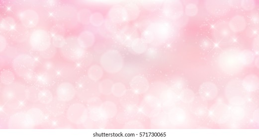 Spring pink sky background