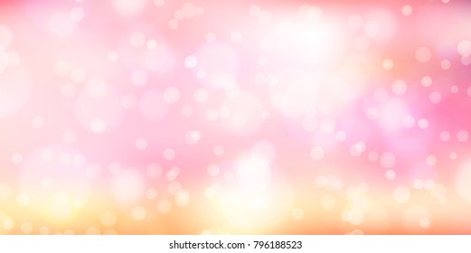 Spring pink sky background