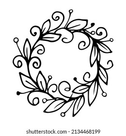 Doodles con motivos de primavera. Vector