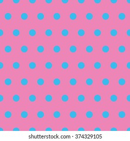 Spring polka dot pattern