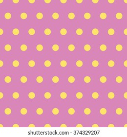 Spring polka dot pattern