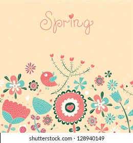 Spring postcard.