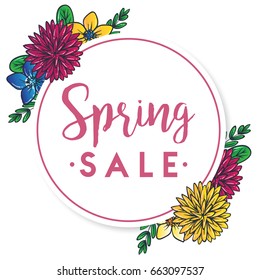 Spring poster illustration