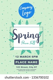 Spring Price Fall Flyer