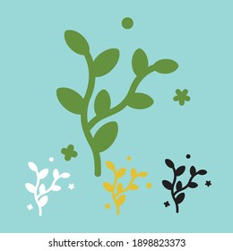 Spring, Rainbow icon with three different colors