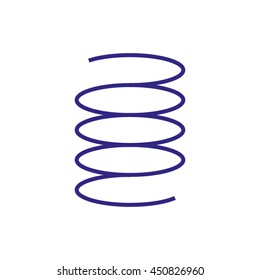 spring repair equipment, vector icon