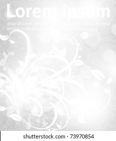 Spring retro floral background. eps 10.