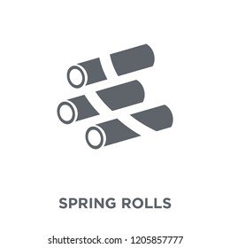 Spring Rolls icon. Spring Rolls design concept from Chinese Food collection. Simple element vector illustration on white background.
