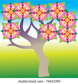 spring rose tree
