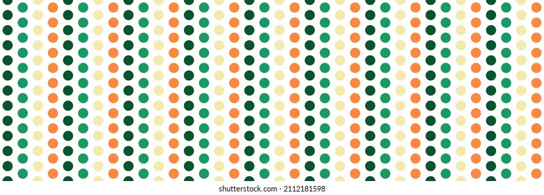 punto de polka sin fisuras vectorial de primavera o de santa patrick day