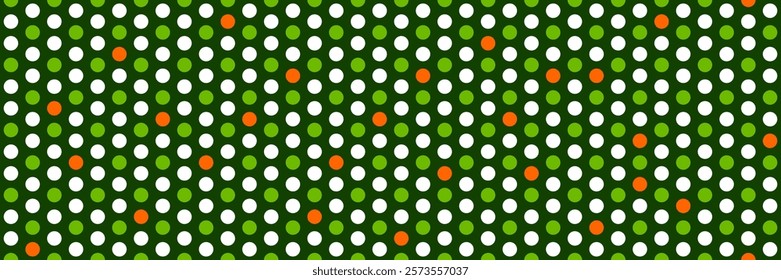 spring or saint patrick day polka dots seamless vector texture