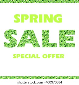 Spring sale. 