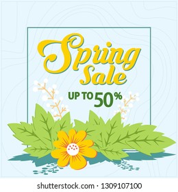 Spring Sale Background