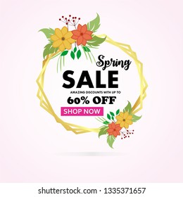 spring sale background 
