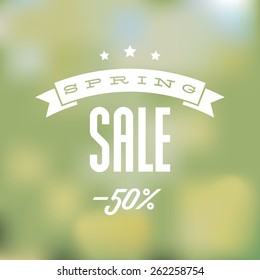 Spring Sale Background