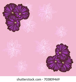 Spring sale background with beautiful colorful flower. Vector illustration template.banners.Wallpaper, flayer, invitation, posters, brochure, voucher discount.