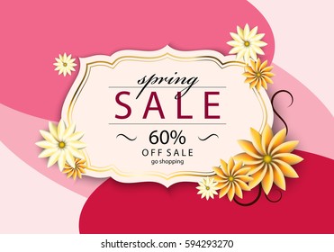 Spring sale background,vector illustration,8 march concept.Color backdrop.For web site,wallpaper,flyer,invitation,poster and brochure