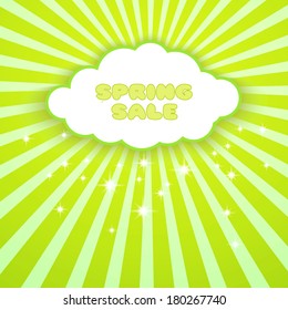 spring sale banner