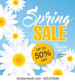 spring sale banner