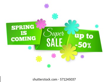 Spring Sale banner.