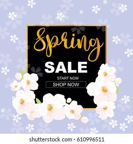 Spring sale banner