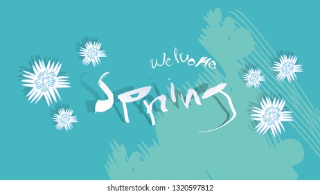 Spring sale banner. Trendy textured. Season vocation, weekend, holiday logo. Spring Time Wallpaper. Happy spring Day. Hello Spring vector. Lettering text. Fashionable modern color styling template.
ha