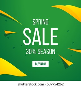 Spring SALE Banner vector