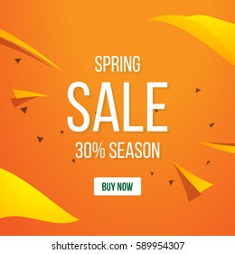 Spring SALE Banner vector