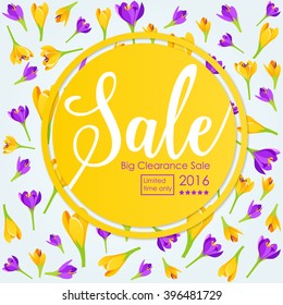 Spring Sale Clearance Poster