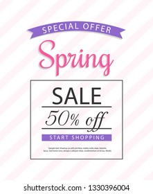 Spring sale coupon