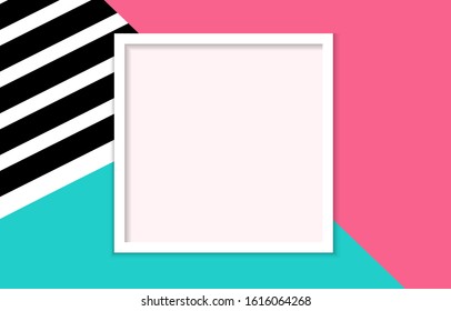 Spring Sale Cute Background with Colorful Flower Elements. Vector Illustration EPS10